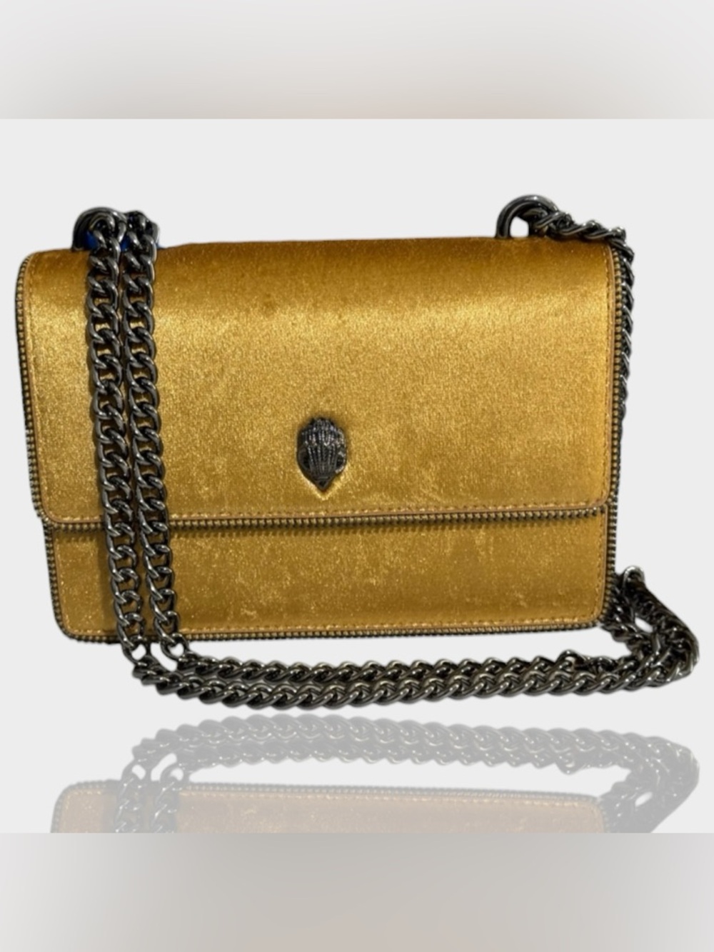 Kurt Geiger 🪢 RARE Shoreditch Small Leather & Calf Hair Shoulder Bag